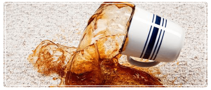 The fastest way to remove coffee stains